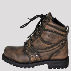 Open Road Men's 7" Lace-Up Motorcycle Boots-9