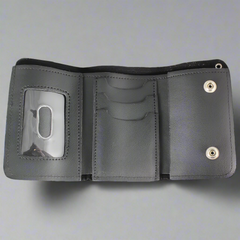 Open Road Men's Chrome Plated Chain Leather Wallet-2