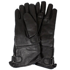 Open Road Men's Leather Gauntlet Riding Gloves-2