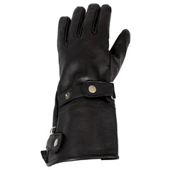 Open Road Men's Leather Gauntlet Riding Gloves-3