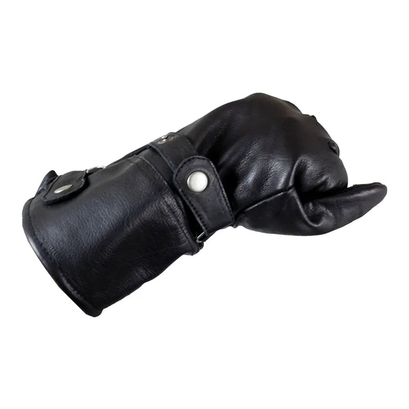 Open Road Men's Leather Gauntlet Riding Gloves-6