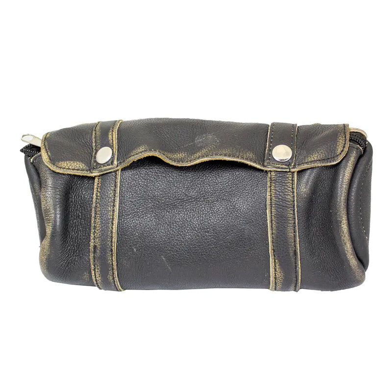 Open Road Soft Body Distressed Leather Tool Bag-1