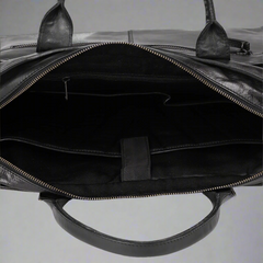 MET Two Handle Messenger Laptop Leather Bag-3