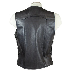 Open Road Women's Western Style Leather Vest-4