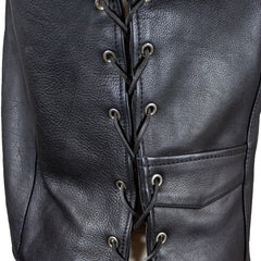 Open Road Women's Western Style Leather Vest-6