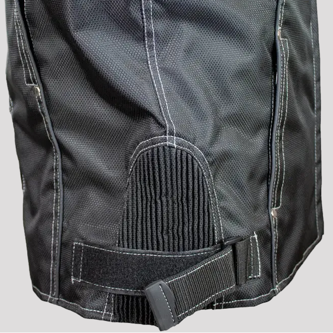 Open Road Women's Zip-Out Hoodie Reflective Textile Motorcycle Jacket-6