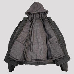 Open Road Women's Zip-Out Hoodie Reflective Textile Motorcycle Jacket-7
