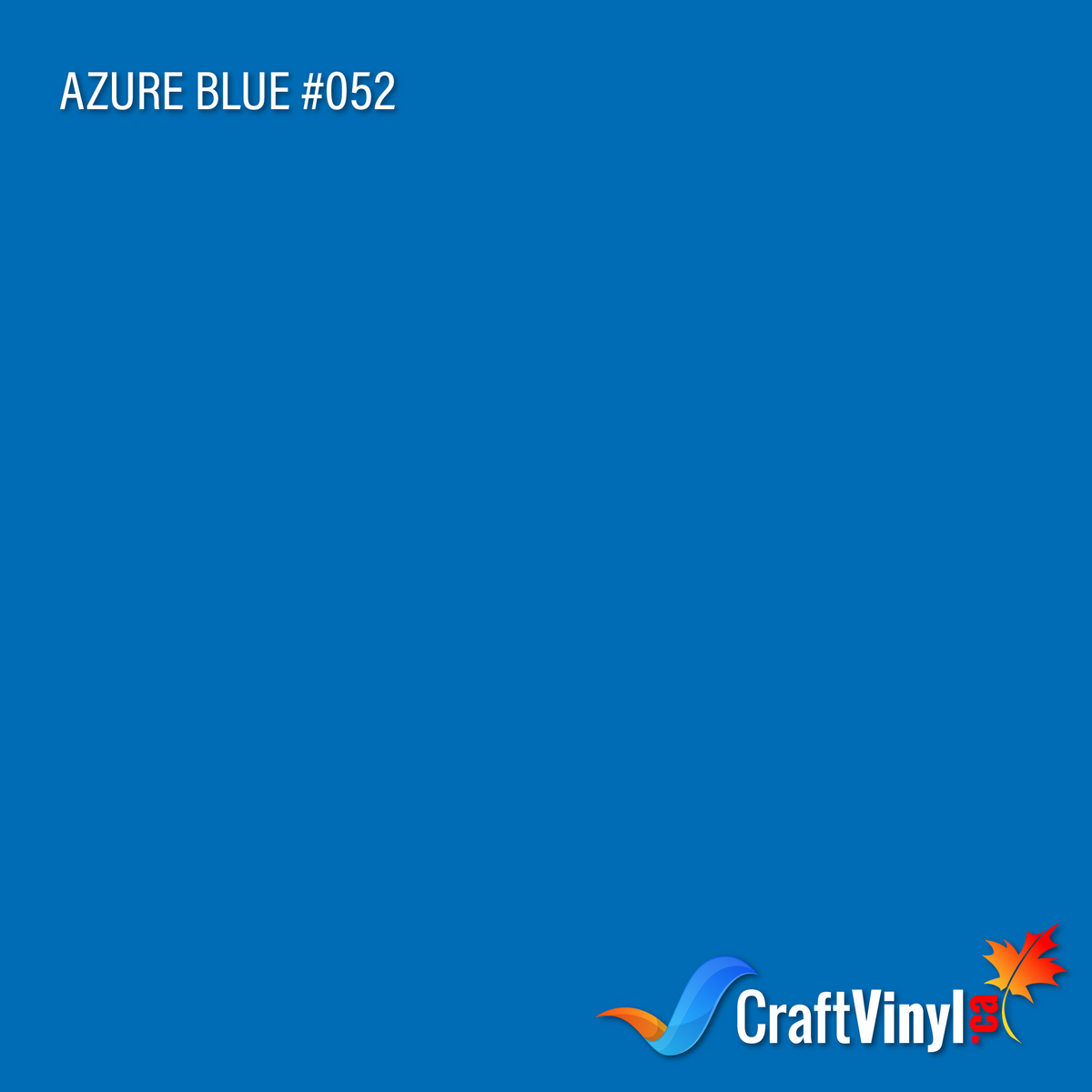 Oracal 651 Glossy Azure Blue #052 12''x5ft-1