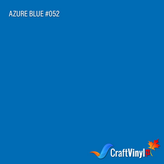 Oracal 651 Glossy Azure Blue #052 12''x5ft-1