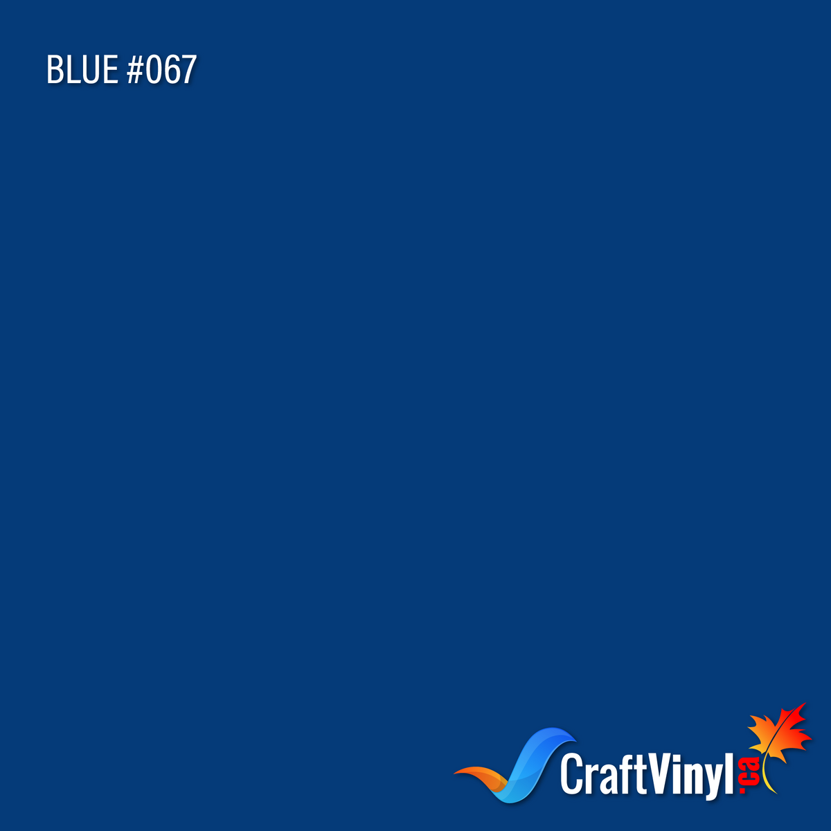 Oracal 651 Glossy Blue Vinyl #067 sheets and rolls-1