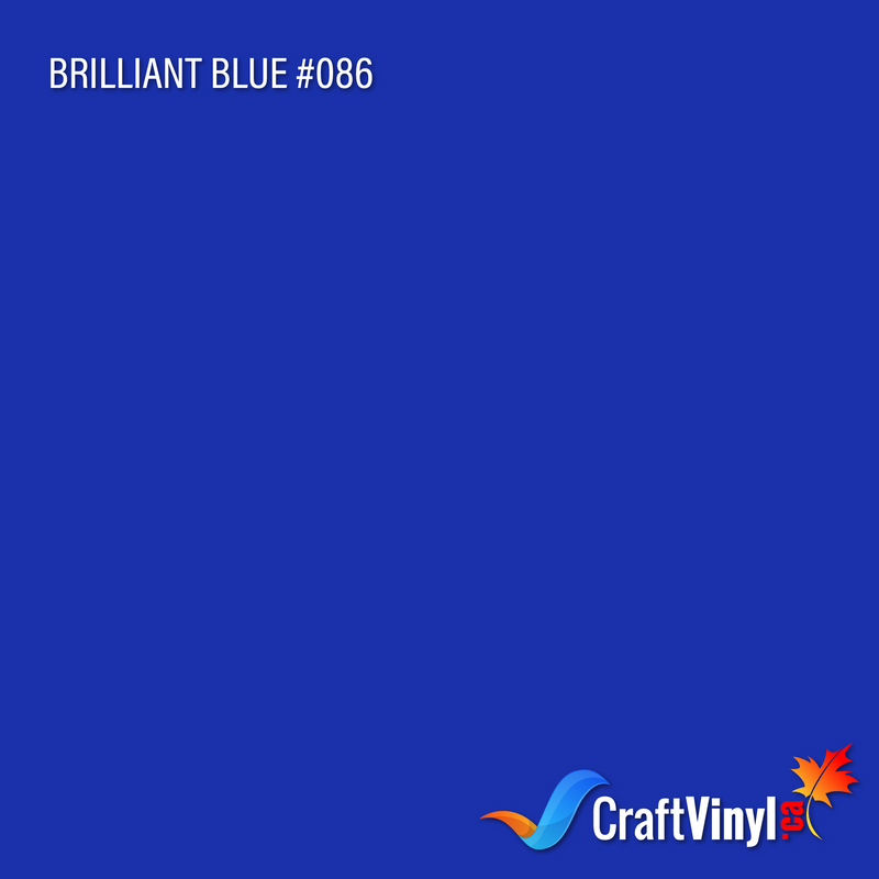 Oracal 651 Glossy Brilliant Blue Vinyl #086sheets and rolls-1