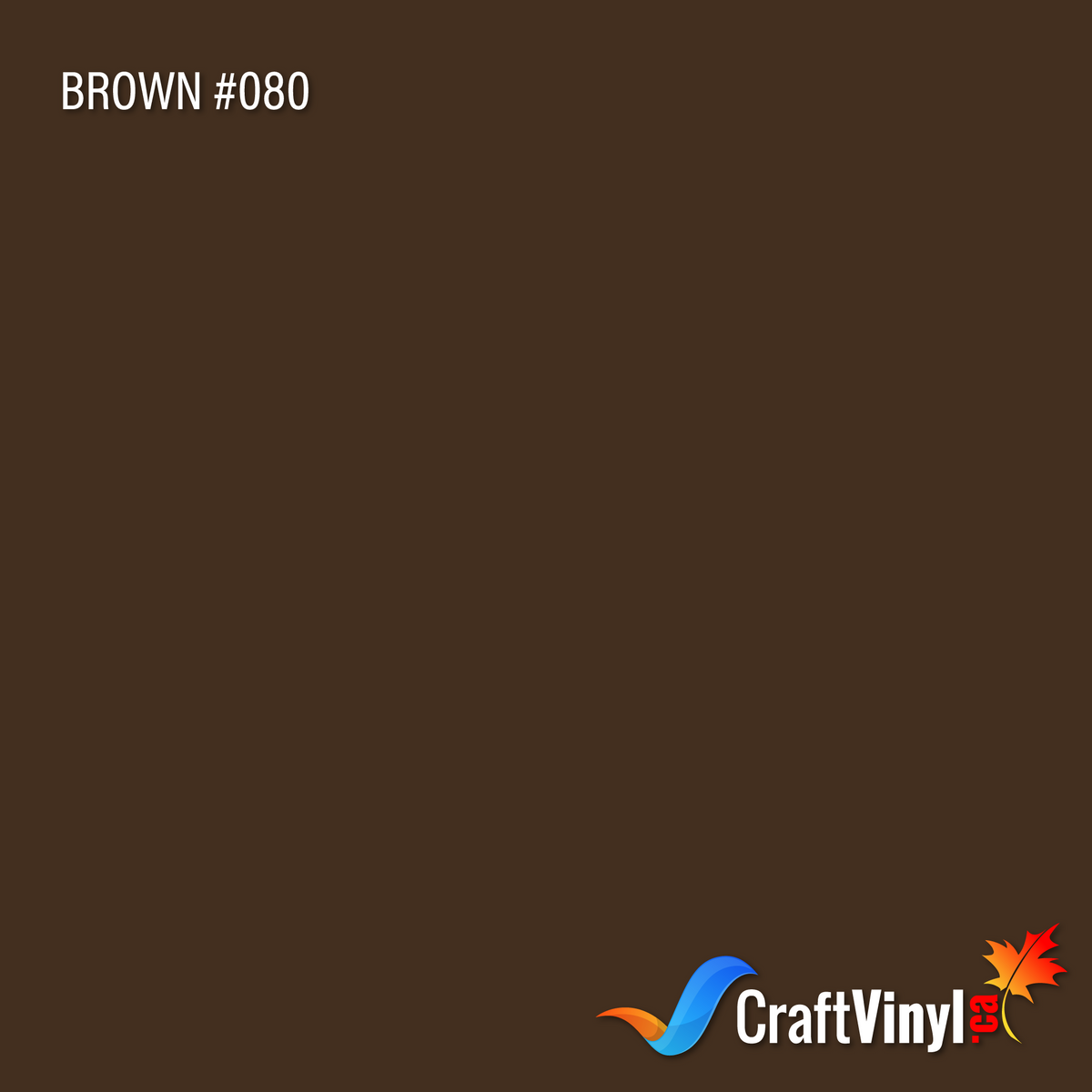 Oracal 651 Glossy Brown Vinyl #080 12''x5ft-1