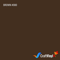 Oracal 651 Glossy Brown Vinyl #080 12''x5ft-1
