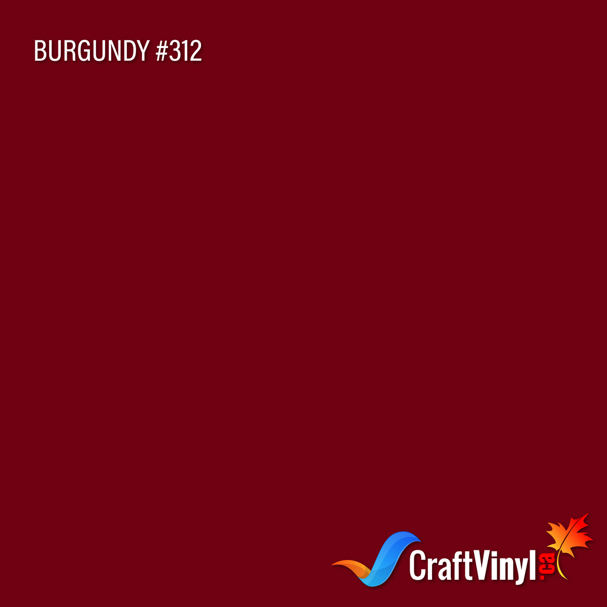 Oracal 651 Glossy Burgundy Vinyl #312 12'' x 5ft-1