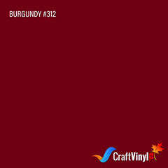Oracal 651 Glossy Burgundy Vinyl #312 12'' x 5ft-1