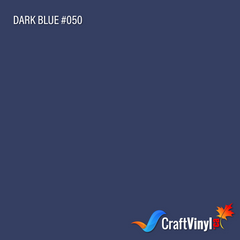 Oracal 651 Glossy Dark Blue Vinyl #050 12''x5ft-1