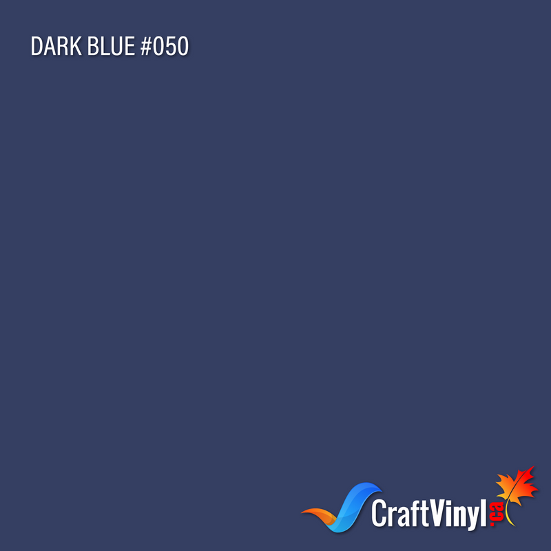 Oracal 651 Glossy Dark Blue Vinyl #050 12''x5ft-1