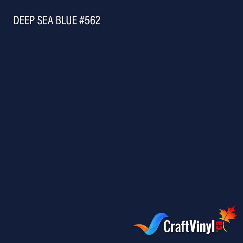 Oracal 651 Glossy Deep Sea Blue Vinyl #562 12''x5ft-1