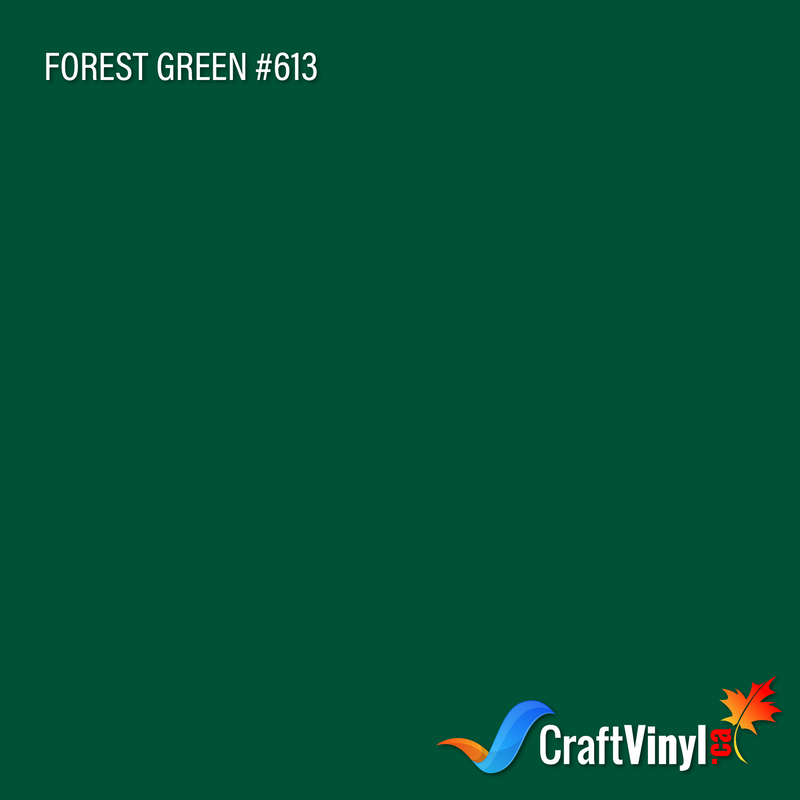 Oracal 651 Glossy Forest Green Vinyl #613 12''x5ft-1