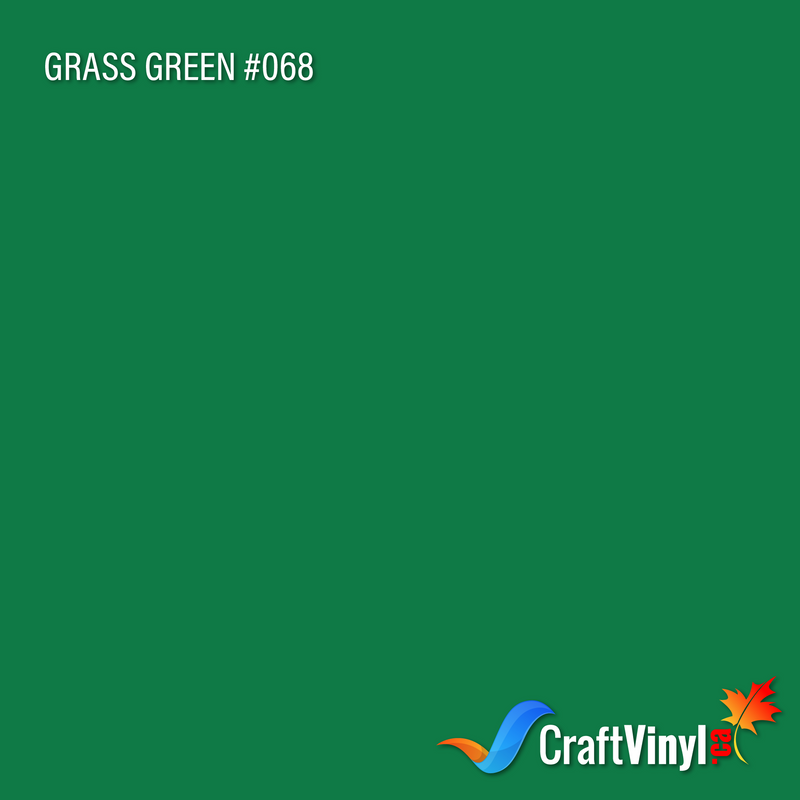 Oracal 651 Glossy Grass Green Vinyl #068 12''x5ft-1