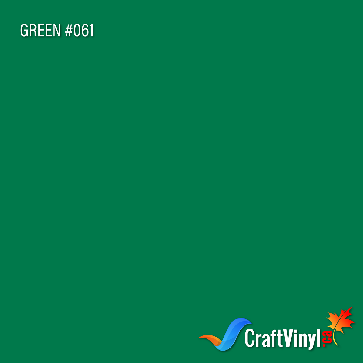 Oracal 651 Glossy Green Vinyl #061 12''x5ft-1