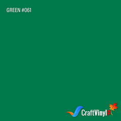 Oracal 651 Glossy Green Vinyl #061 12''x5ft-1