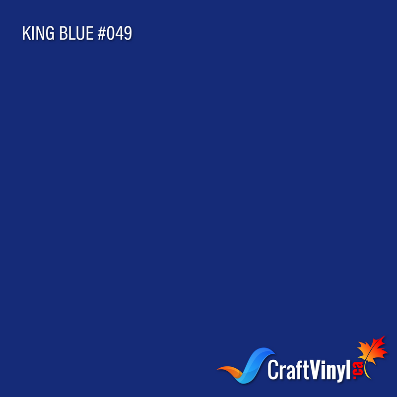Oracal 651 Glossy King Blue Vinyl #049 12''x5ft-1