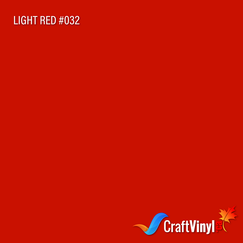 Oracal 651 Glossy Light Red Vinyl #032 12'' x 5ft-1
