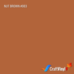 Oracal 651 Glossy Nut Brown Vinyl #083 12''x5ft-1