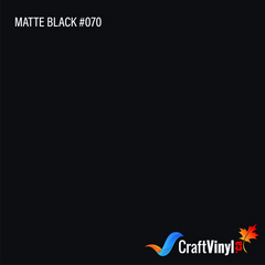 Oracal 651 Matte Black #070 12'' x 5ft-1