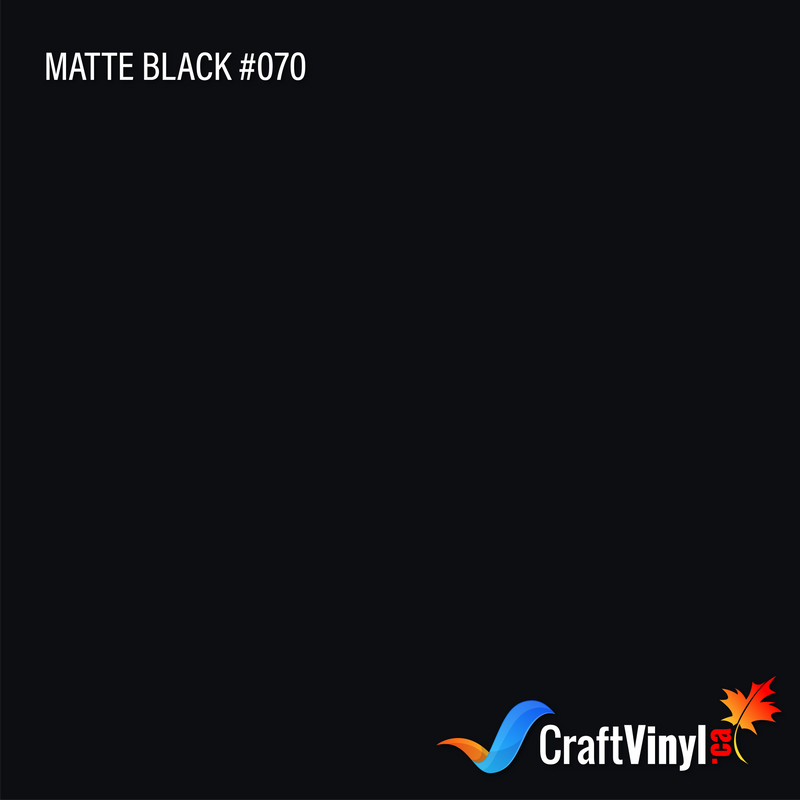 Oracal 651 Matte Black #070 12'' x 5ft-1