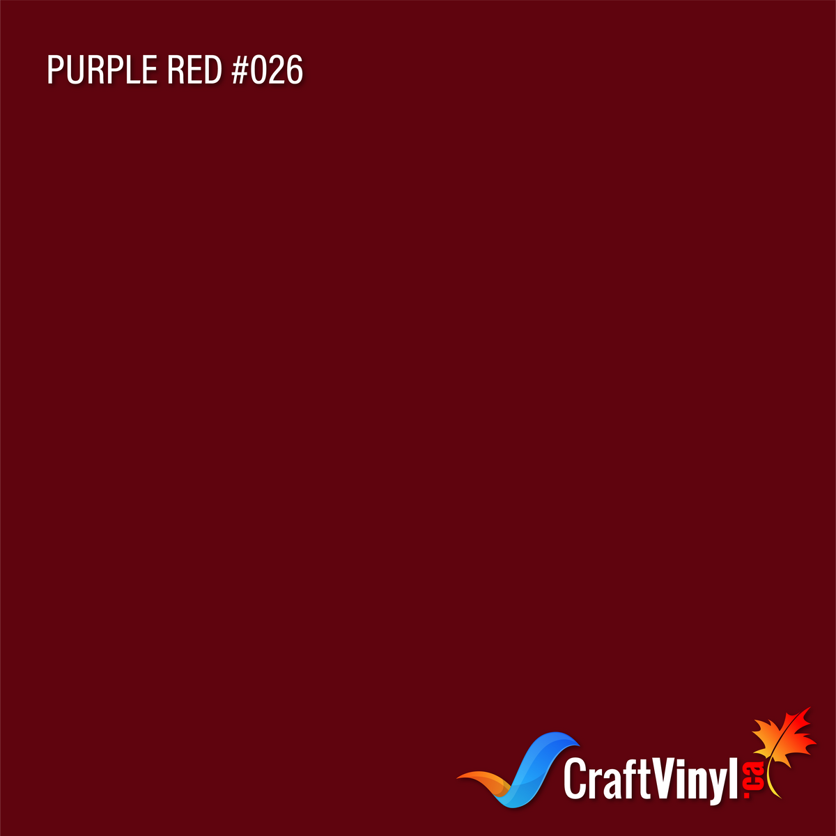 Oracal 651 Glossy Purple Red Vinyl #026 12'' x 5ft-1