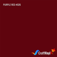 Oracal 651 Glossy Purple Red Vinyl #026 12'' x 5ft-1