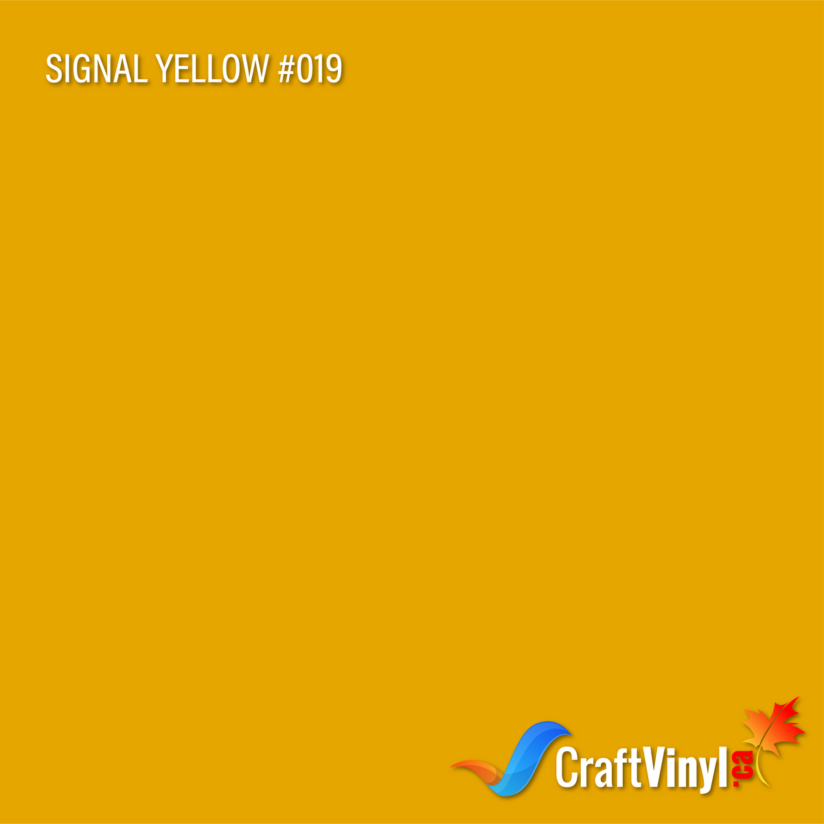 Oracal 651 Glossy Signal Yellow #019sheets and rolls-1