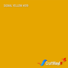 Oracal 651 Glossy Signal Yellow #019sheets and rolls-1