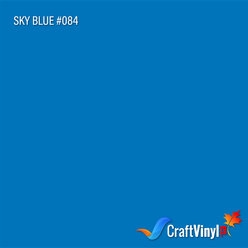 Oracal 651 Glossy Sky Blue #084 12''x5ft-1