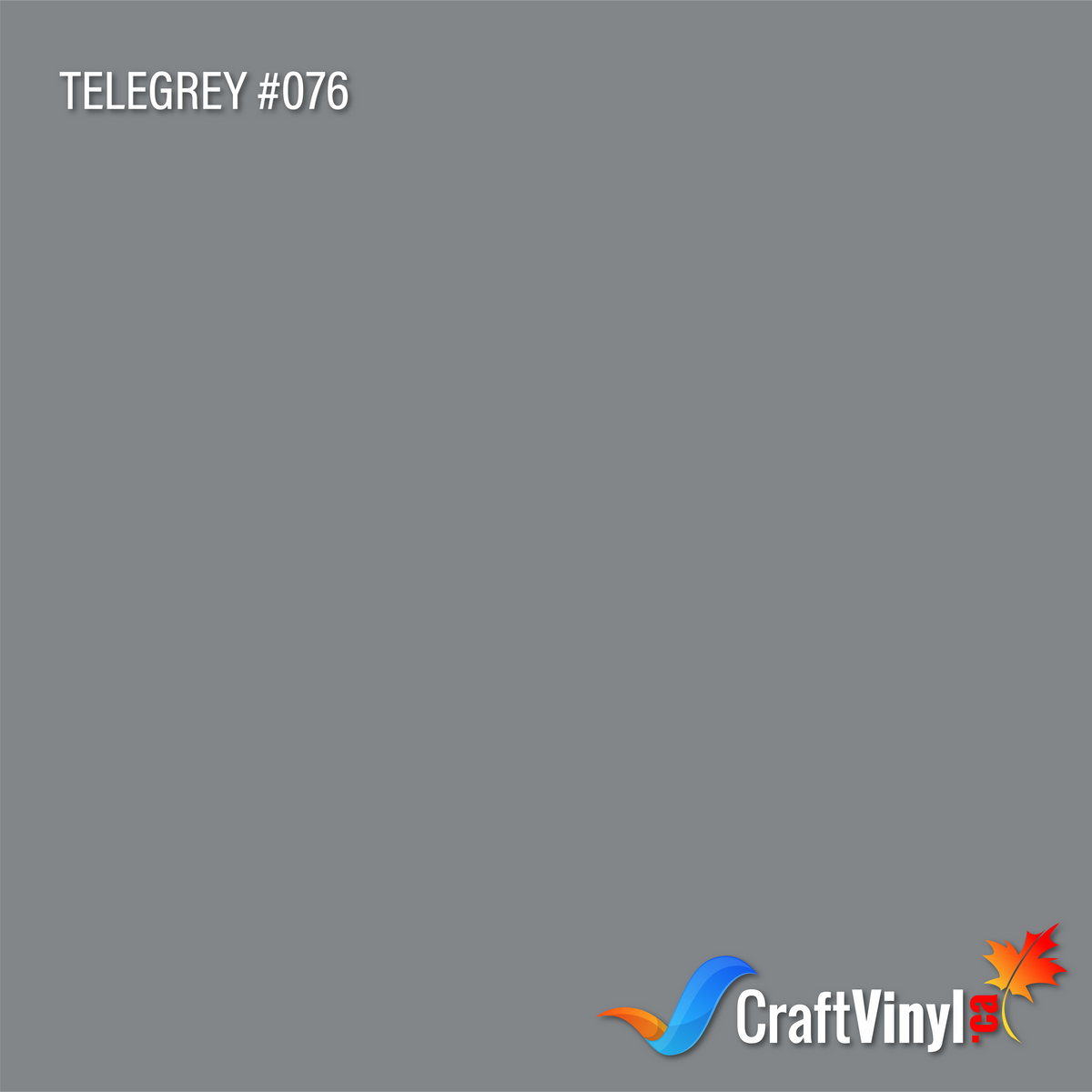 Oracal 651 Glossy Telegrey #076 12''x5ft-1