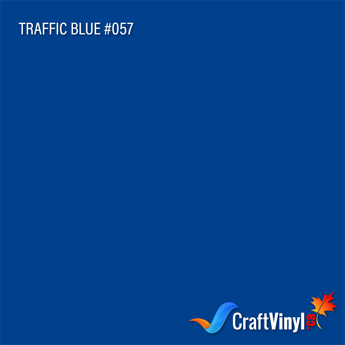 Oracal 651 Glossy Traffic Blue #057 sheets and rolls-1