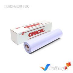 Oracal 651 Transparent Vinyl #000 12'' x 20ft-1