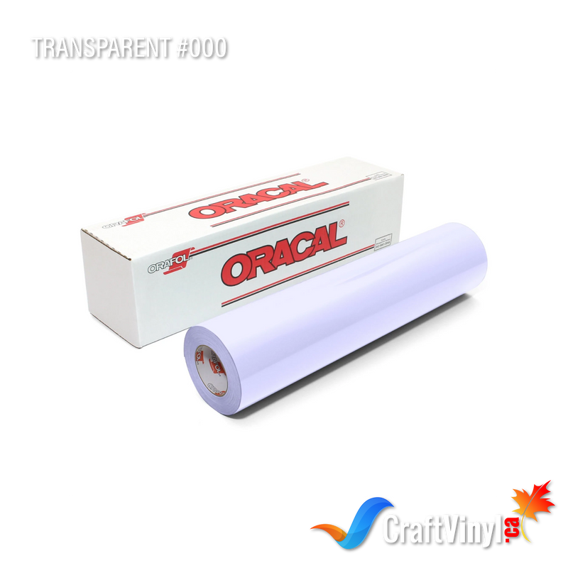 Oracal 651 Transparent Vinyl #000 12'' x 20ft-1