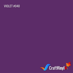 Oracal 651 Glossy Violet #040 12'' x 5ft-1