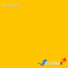 Oracal 651 Glossy Yellow #021 12'' x 5ft-1