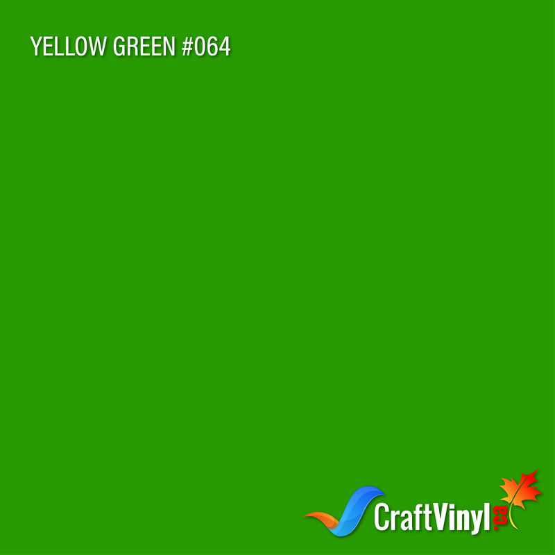 Oracal 651 Glossy Yellow Green #064 12''x5ft-1