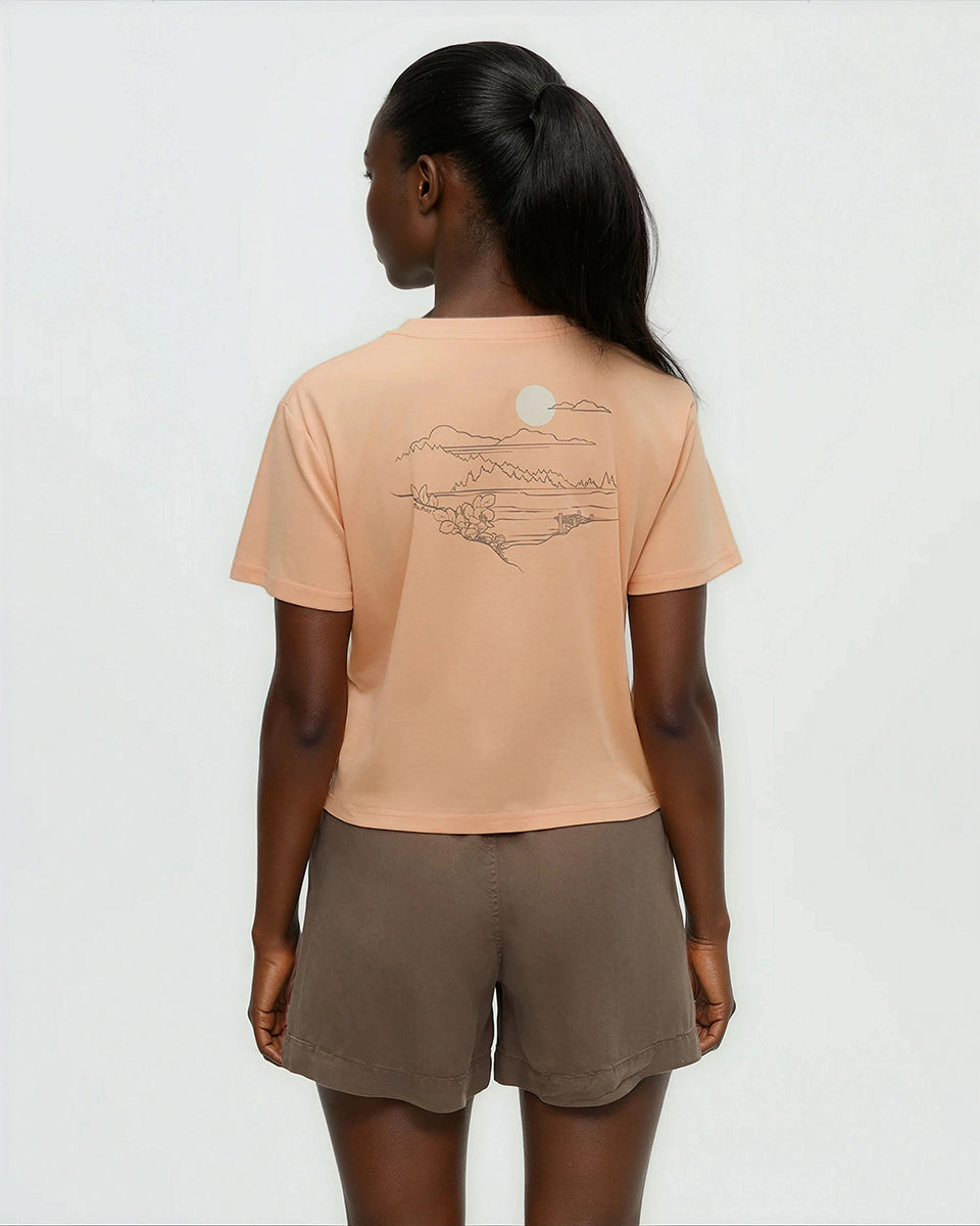 Wild Rose Lake Crop T-Shirt-1