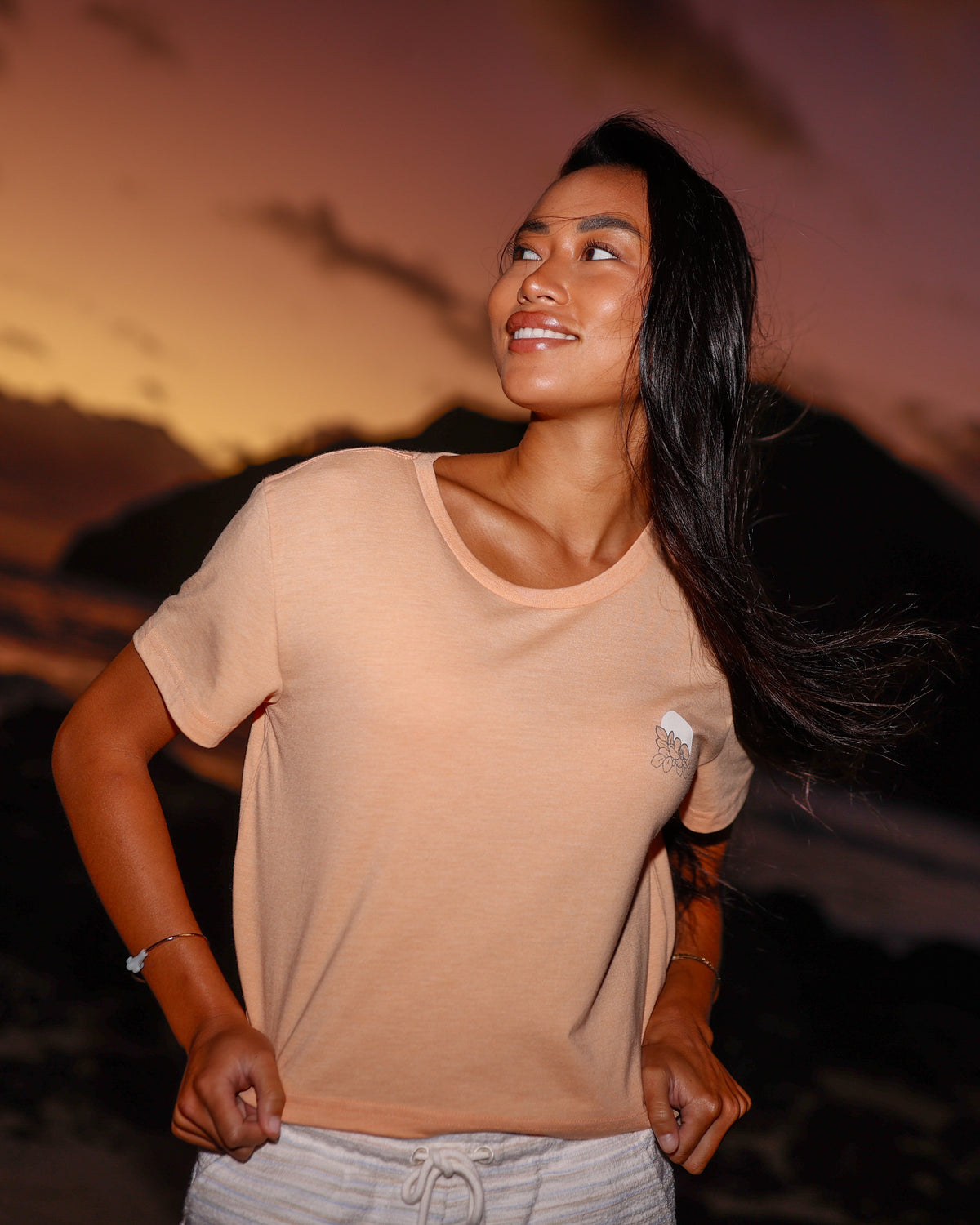 Wild Rose Lake Crop T-Shirt-5