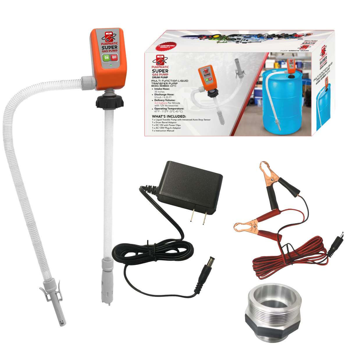 45 Gallon Drum Barrel Pump - Pumpmatic Super Drum Pump-5