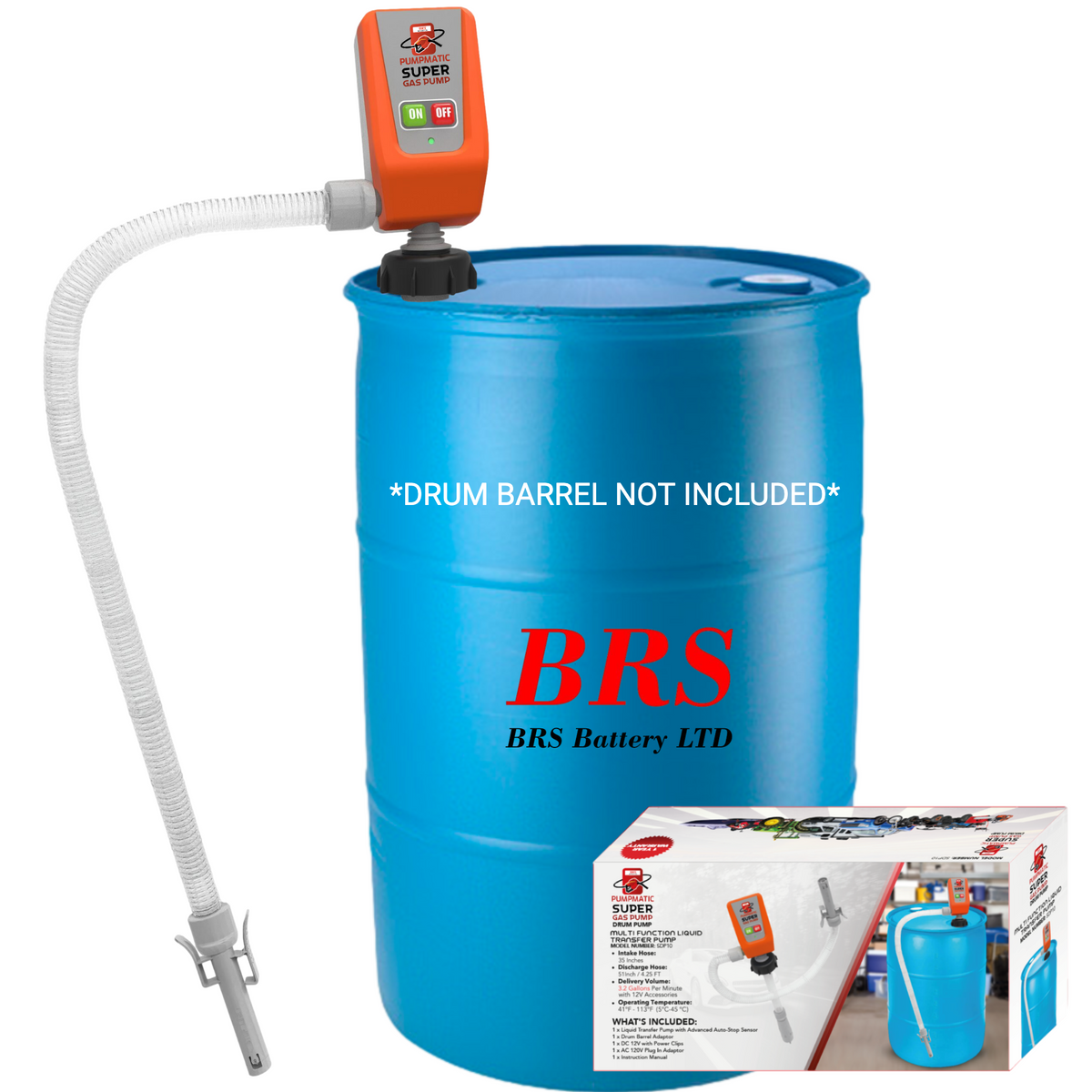 45 Gallon Drum Barrel Pump - Pumpmatic Super Drum Pump-7