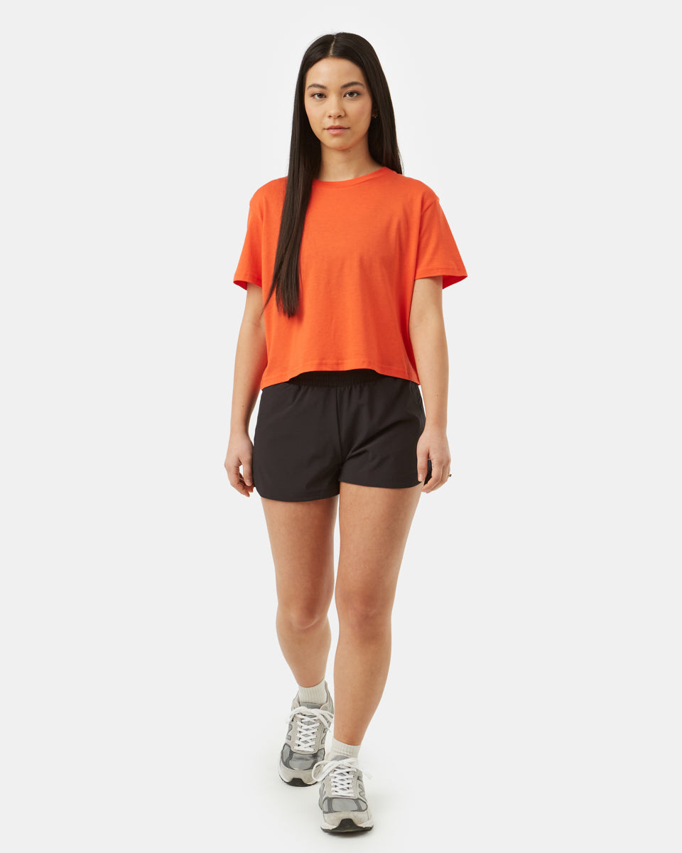 TreeBlend Cropped Relaxed T-Shirt-1