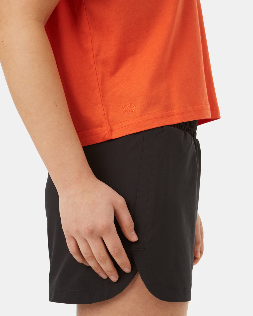 TreeBlend Cropped Relaxed T-Shirt-5