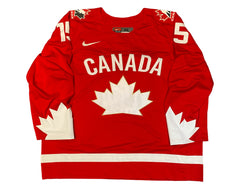 Jersey Nike Heritage Red de Team Canada autografiado por Brennan Othmann e inscrito con "2022 WJC Gold"-3